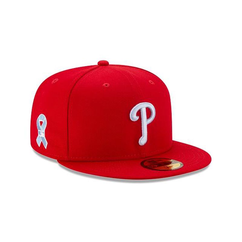 MLB Philadelphia Phillies Father's Day 59Fifty Fitted (QEJ6959) - Red New Era Caps